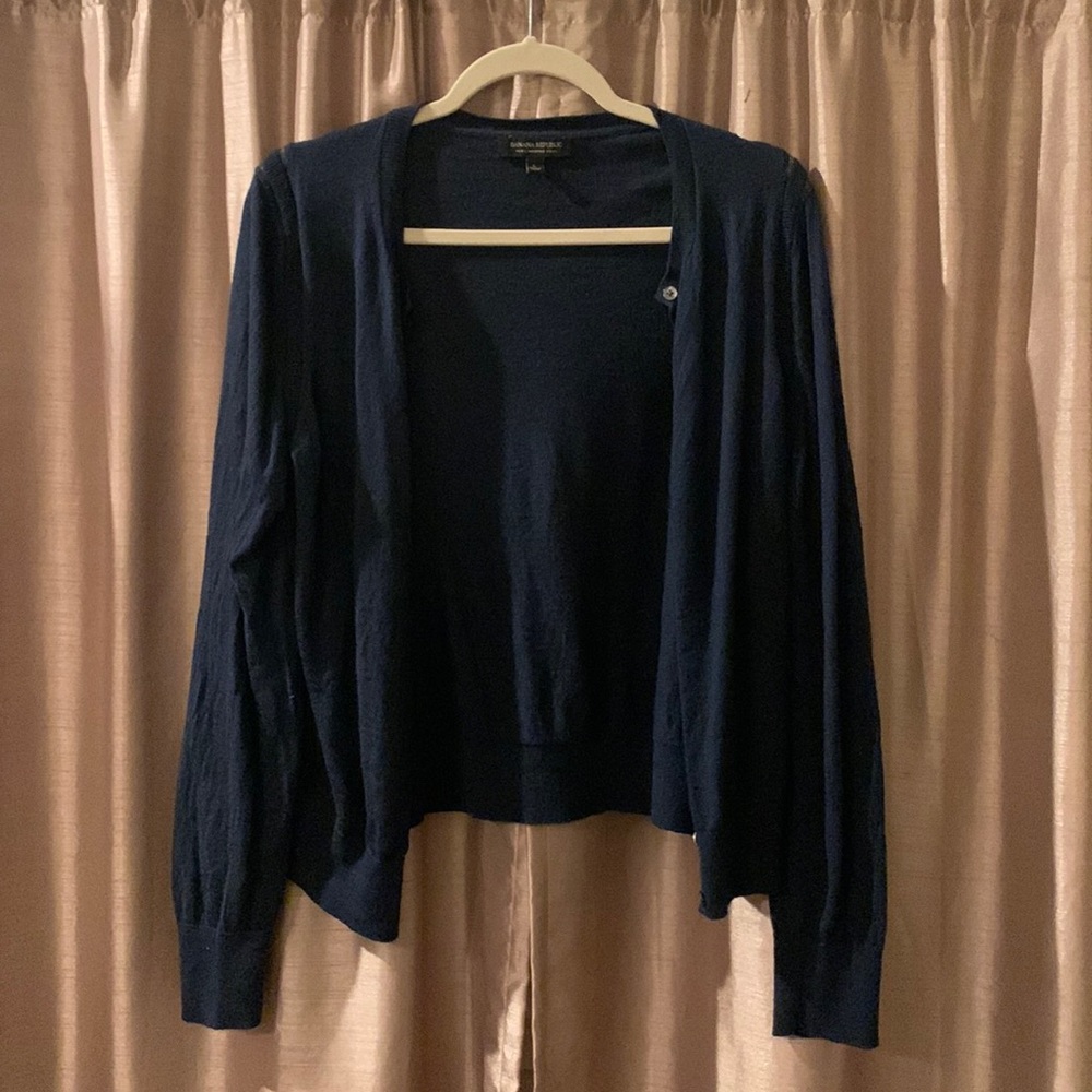 Banana Republic Navy Cardigan